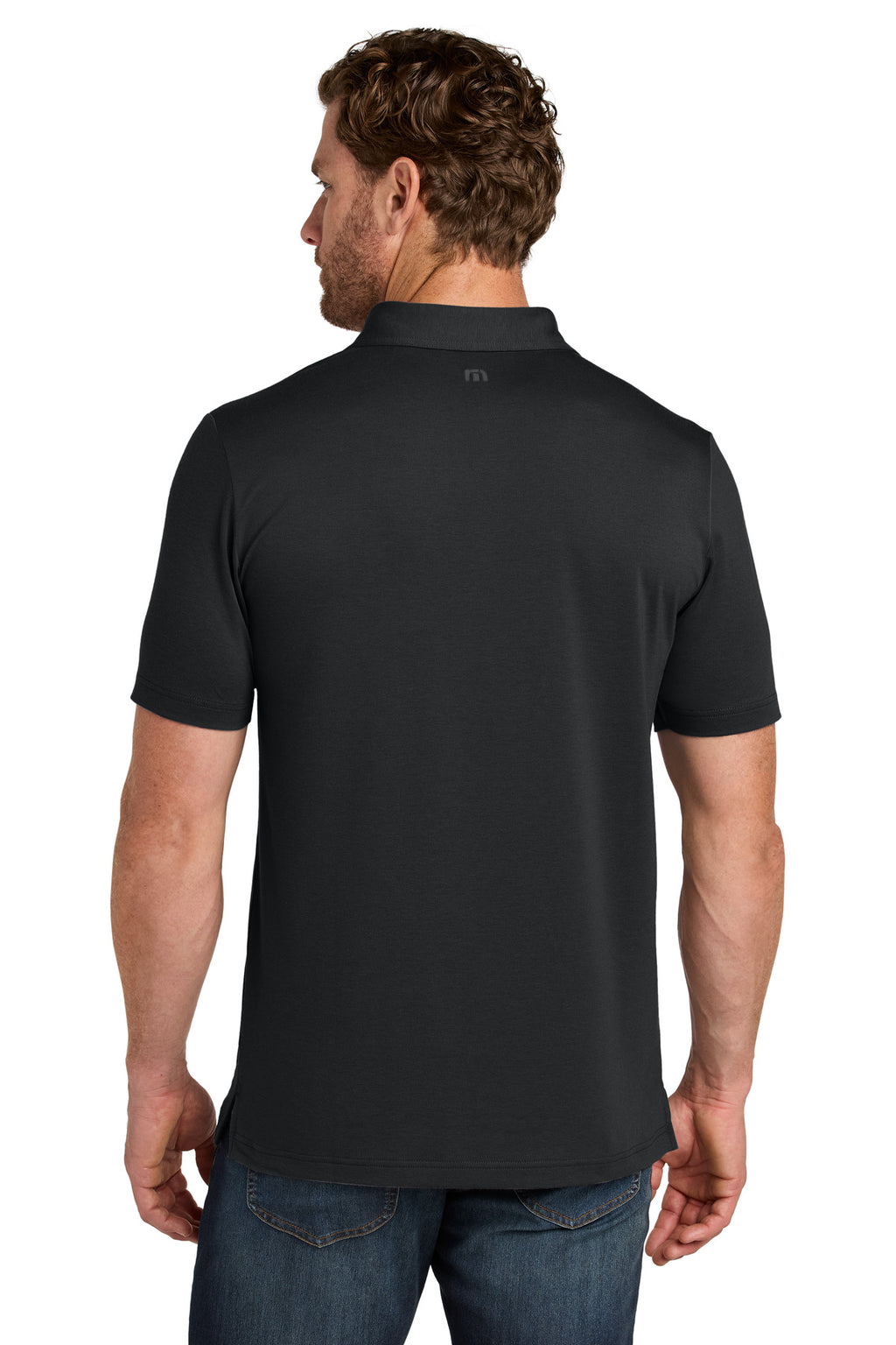 TravisMathew Glenview Solid Polo TMA41461 - Black - back