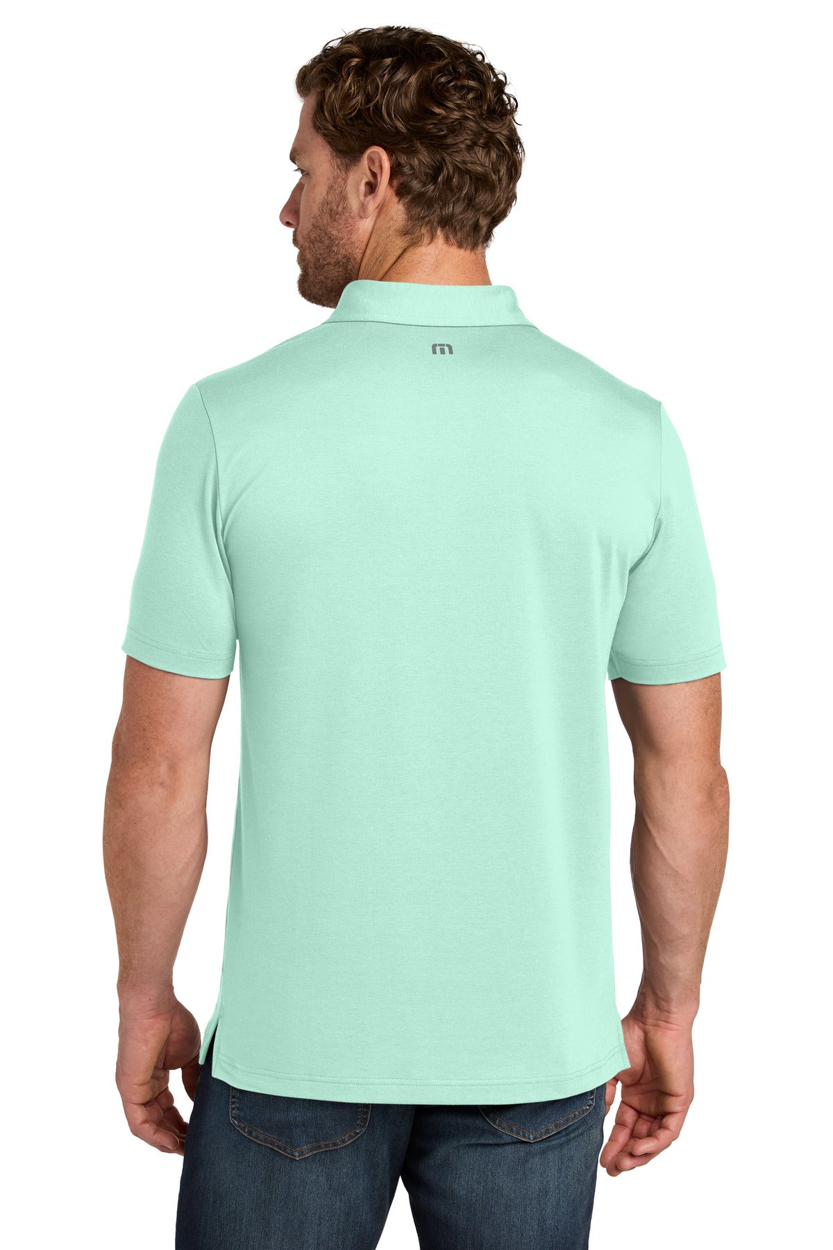 TravisMathew Glenview Solid Polo TMA41461 - Mint - back