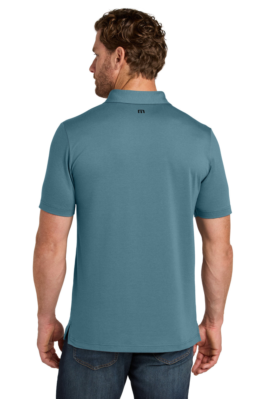 TravisMathew Glenview Solid Polo TMA41461 - Stellar Blue - back