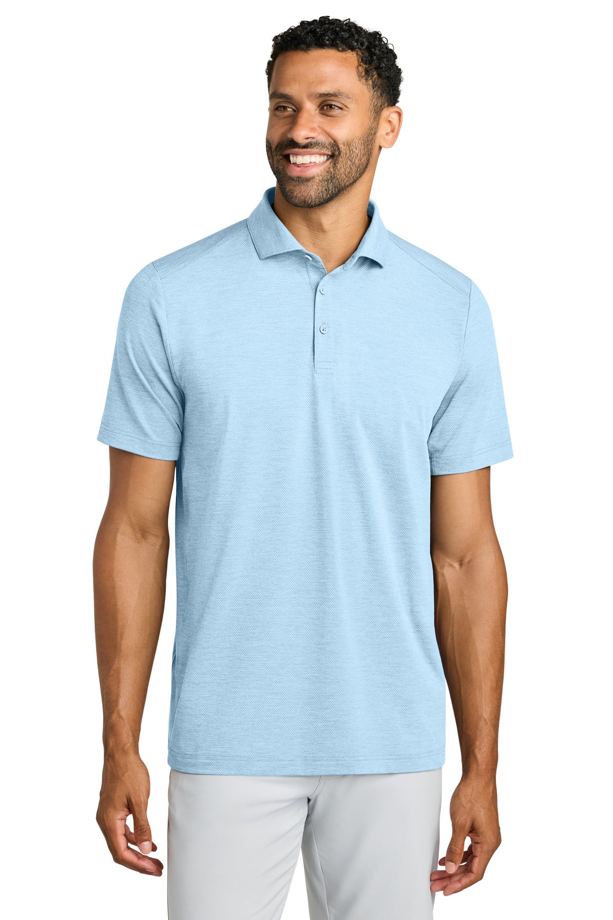 TravisMathew Onward Polo TMA42773 - Airy Blue Heather - front