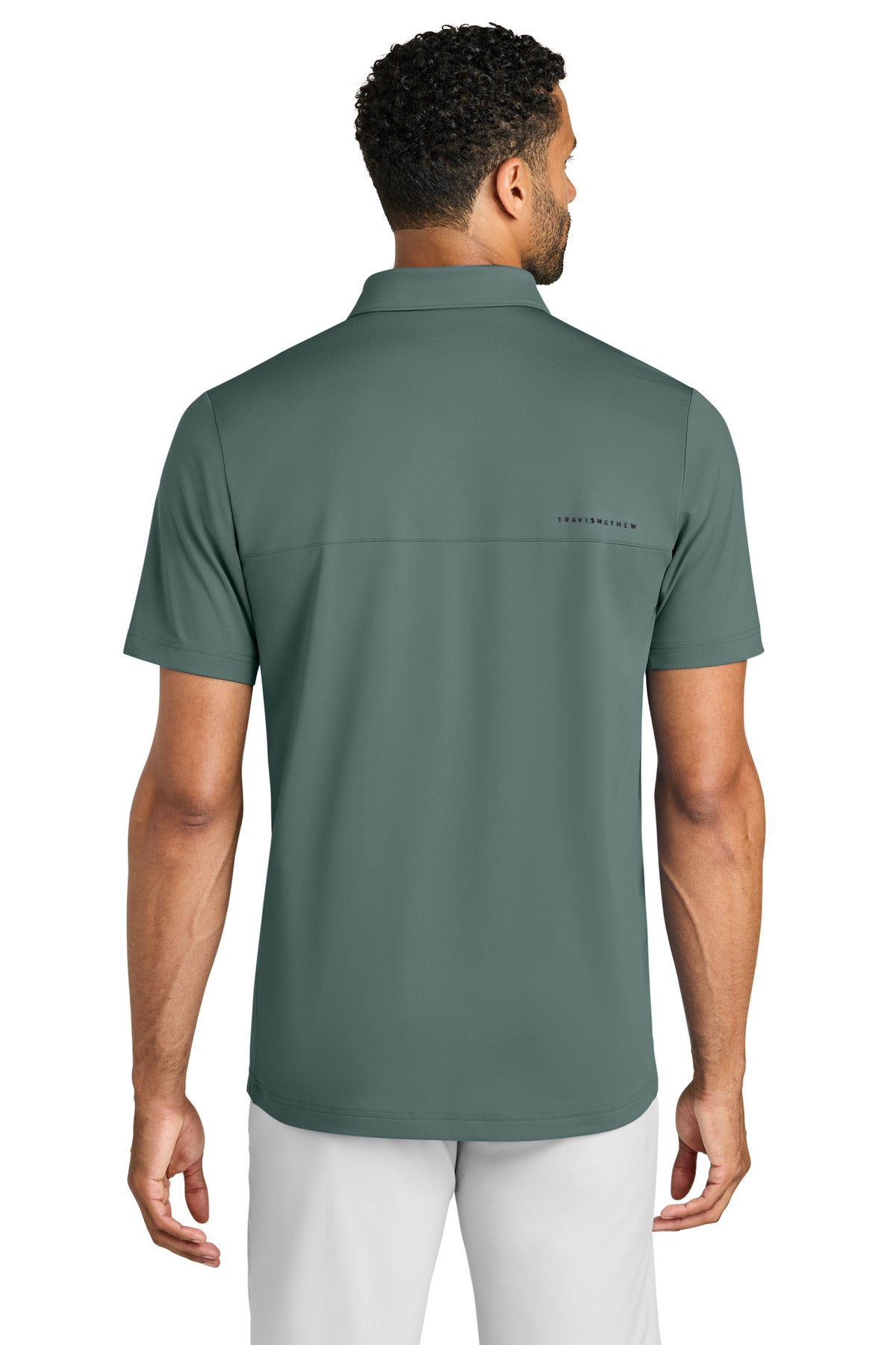 TravisMathew Onward Polo TMA42773 - Balsam Green - back