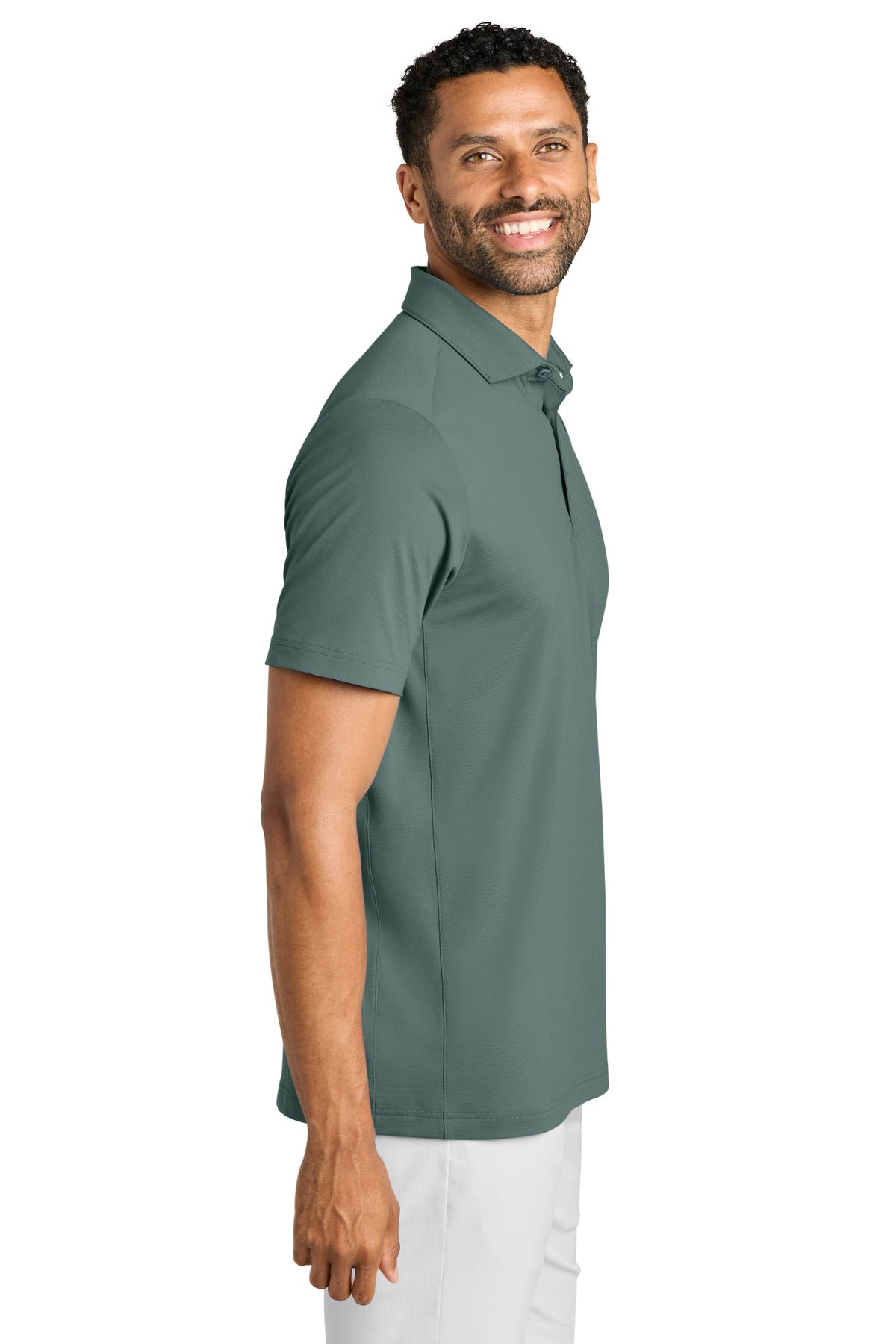 TravisMathew Onward Polo TMA42773 - Balsam Green - side