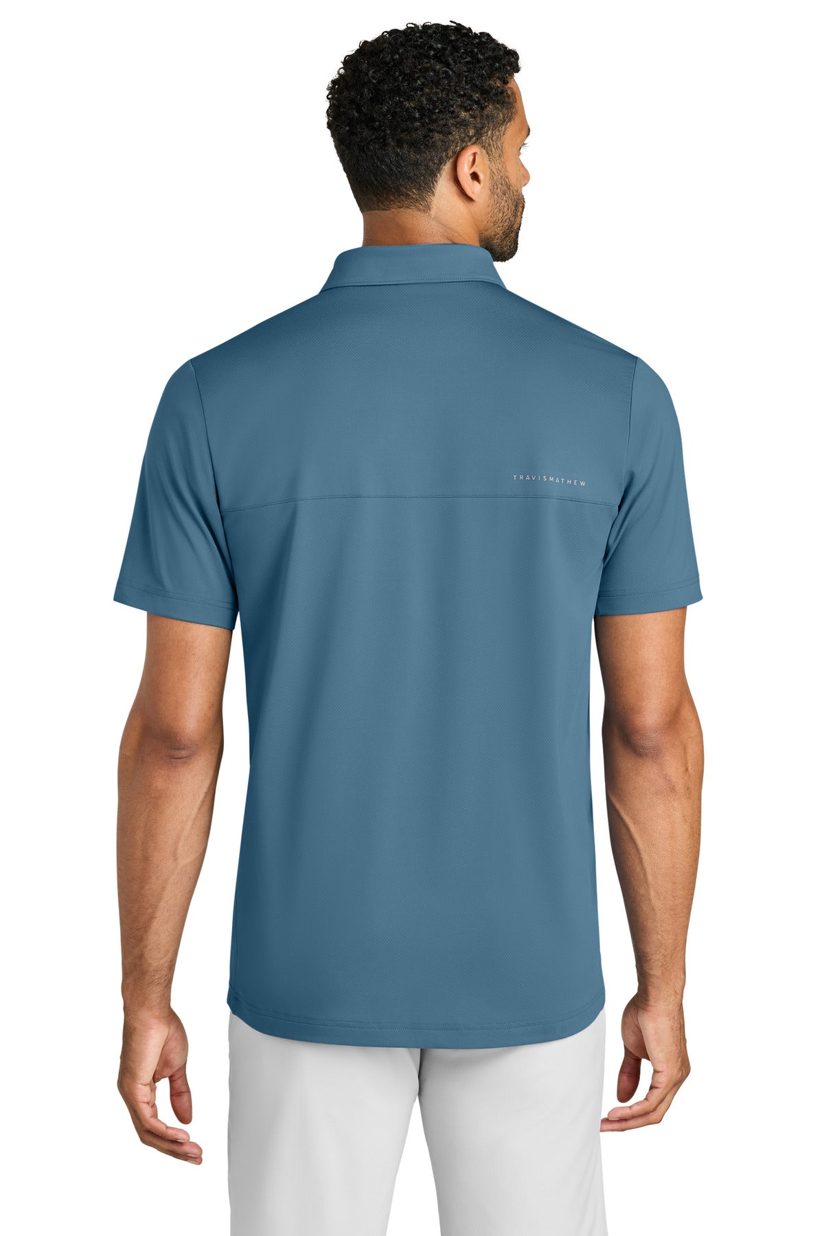 TravisMathew Onward Polo TMA42773 - Copen Blue - back