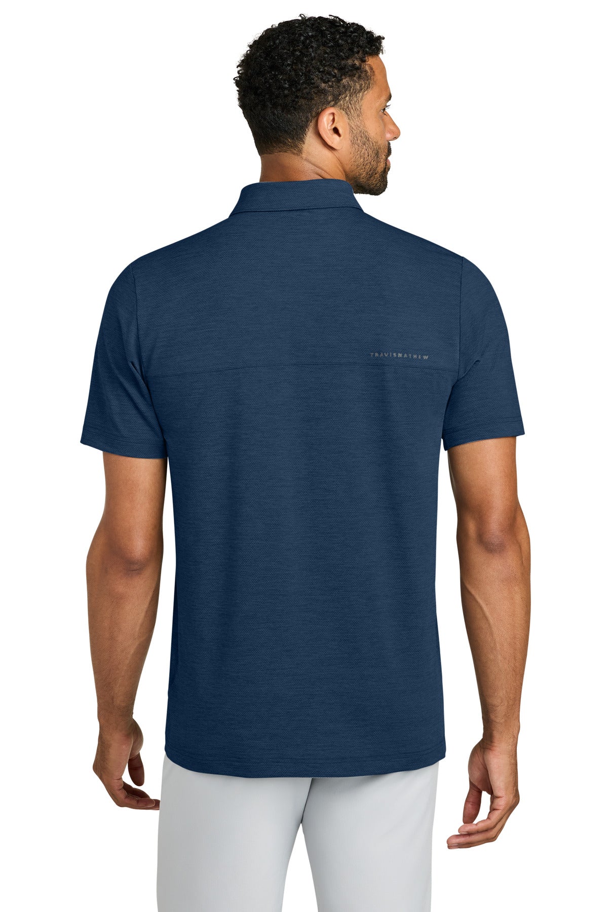 TravisMathew Onward Polo TMA42773 - Navy Heather - back