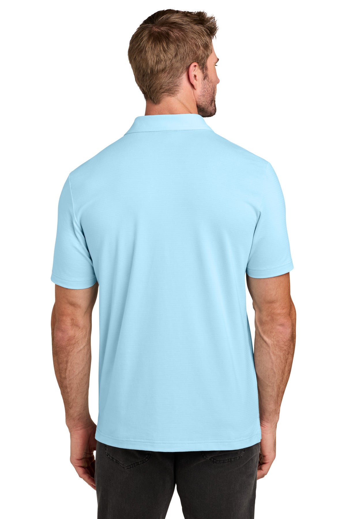 TravisMathew Crestview Polo TMA46371 - Dream Blue - back