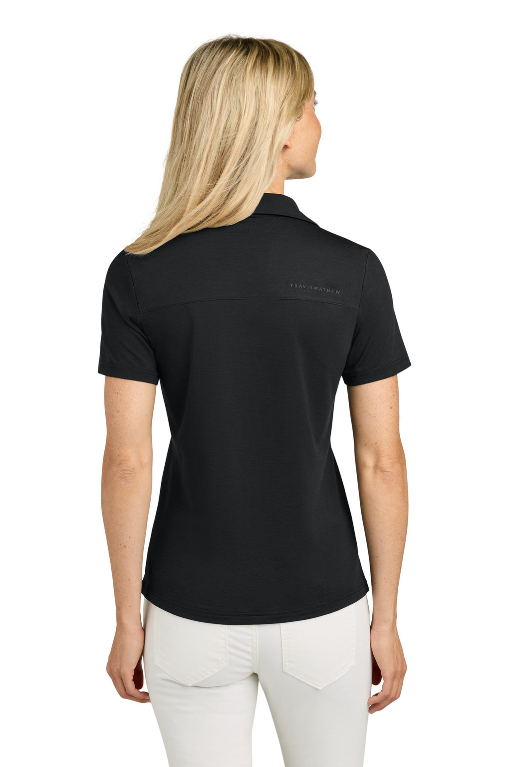 TravisMathew Women's Onward Polo TMA46416 - Black - back