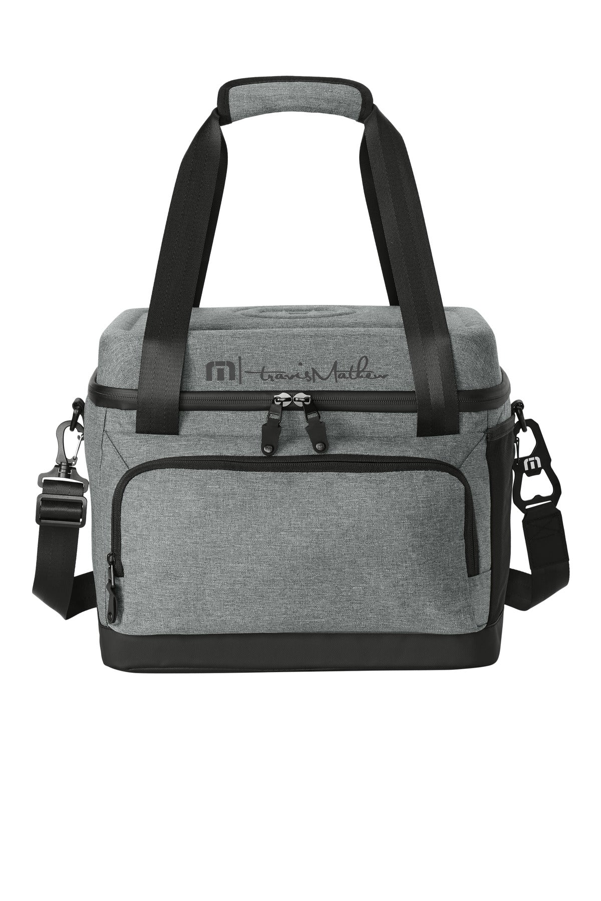 TravisMathew Cruise 24-Can Cooler TMB601 - Shadow Grey Heather - front