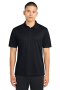 Sport-Tek Tall Micropique Sport-Wick Polo. TST650 - Black - front