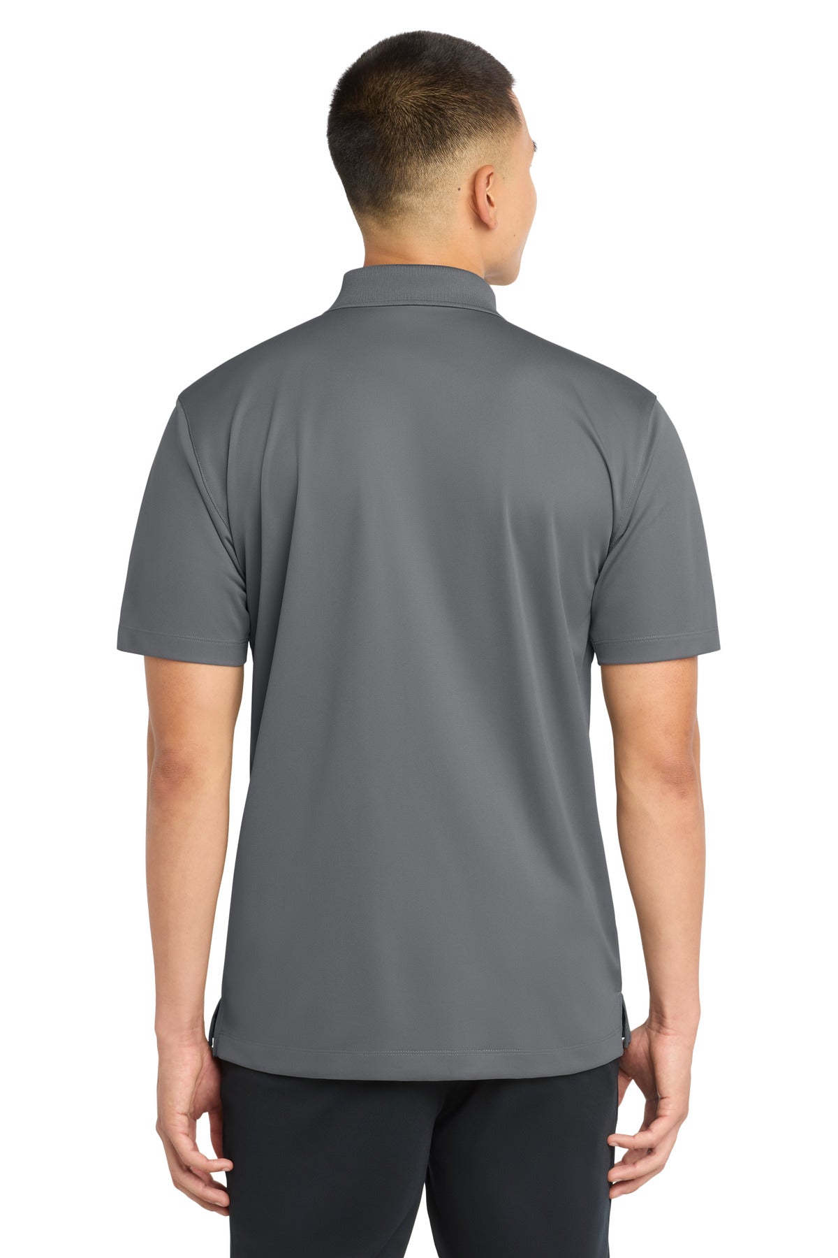 Sport-Tek Tall Micropique Sport-Wick Polo. TST650 - Grey Concrete - back