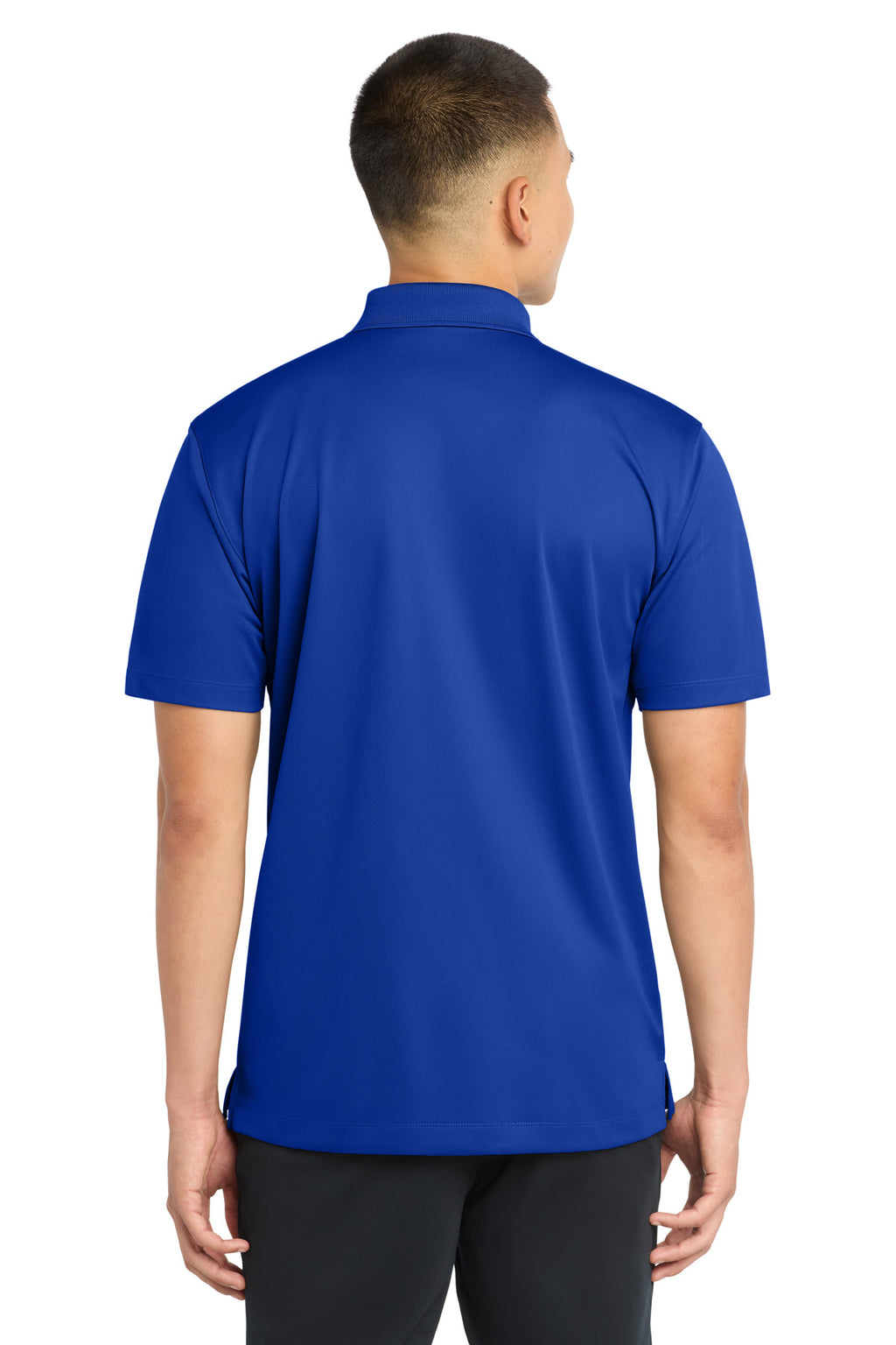 Sport-Tek Tall Micropique Sport-Wick Polo. TST650 - True Royal - back