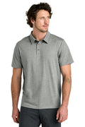 LIMITED EDITION tentree TreeBlend Polo TTCM5660 - Hi Rise Grey Heather - front
