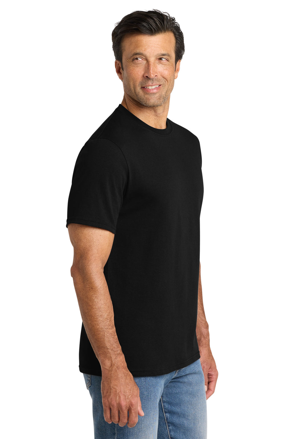 Volunteer Knitwear All-American Tee VL100 - Deep Black - side