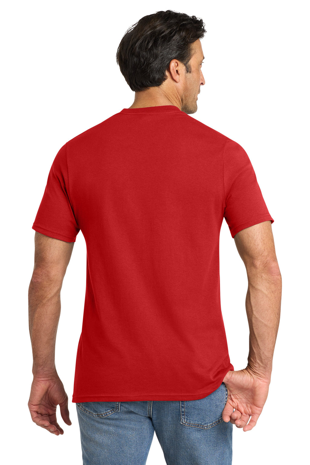 Volunteer Knitwear All-American Tee VL100 - Flag Red - back