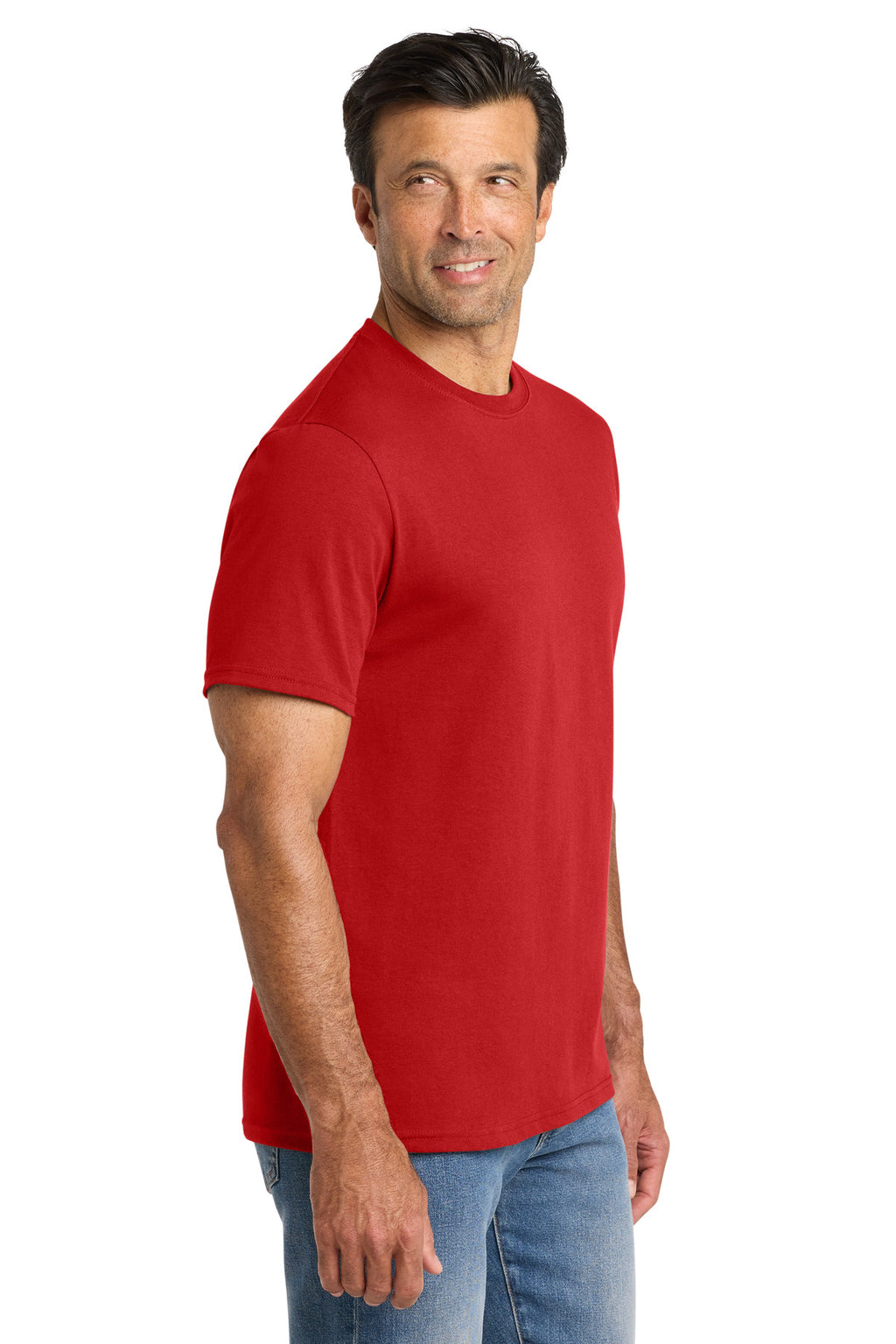 Volunteer Knitwear All-American Tee VL100 - Flag Red - side