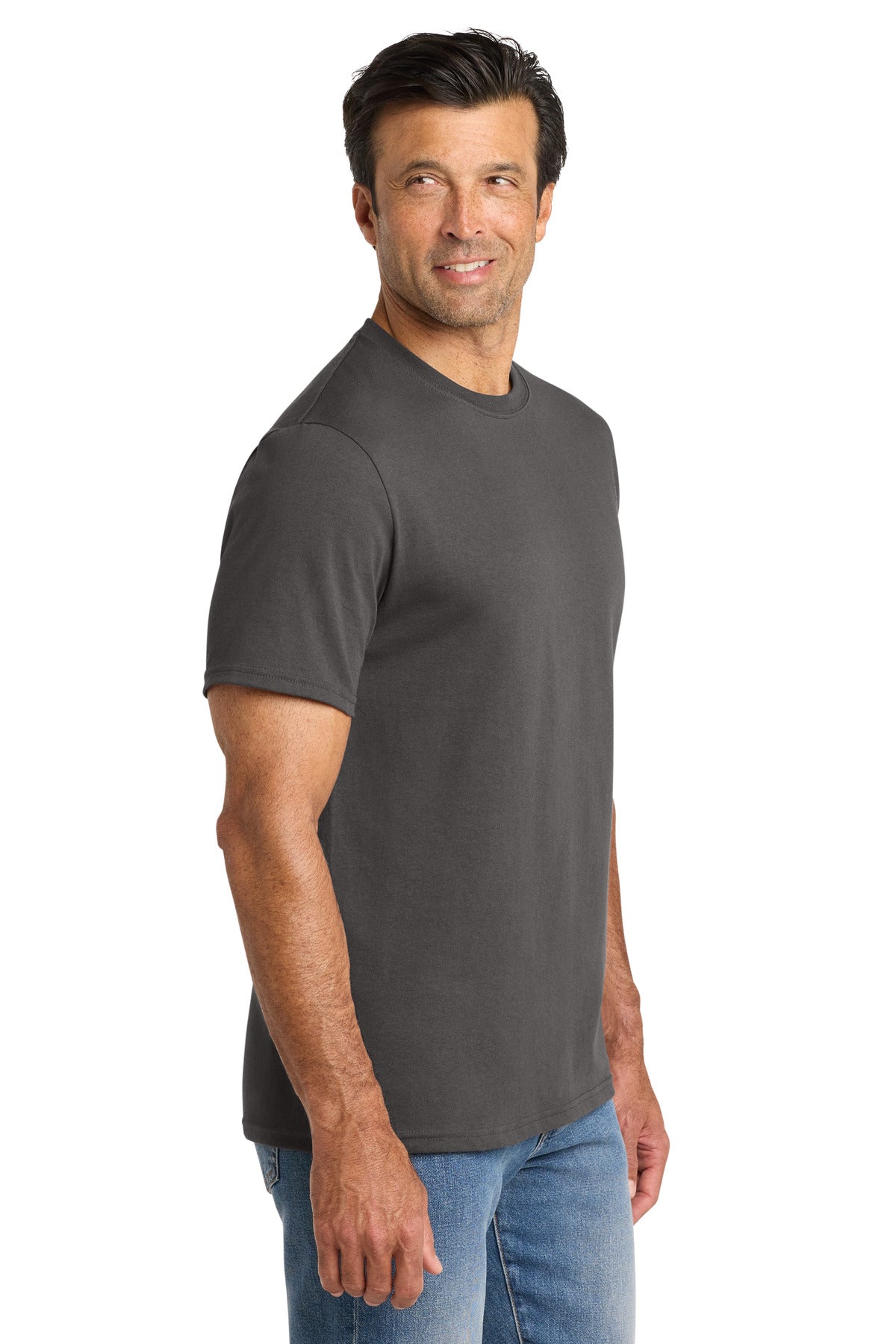 Volunteer Knitwear All-American Tee VL100 - Grey Steel - side