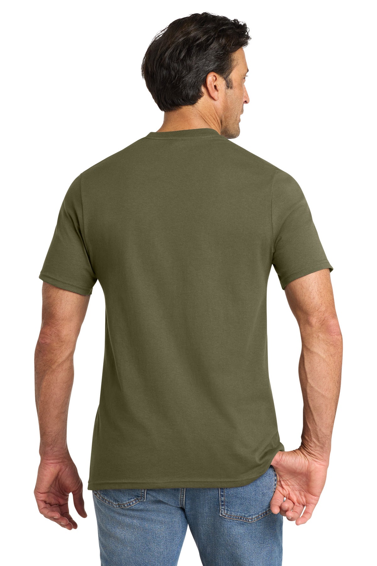Volunteer Knitwear All-American Tee VL100 - Olive Drab Green - back
