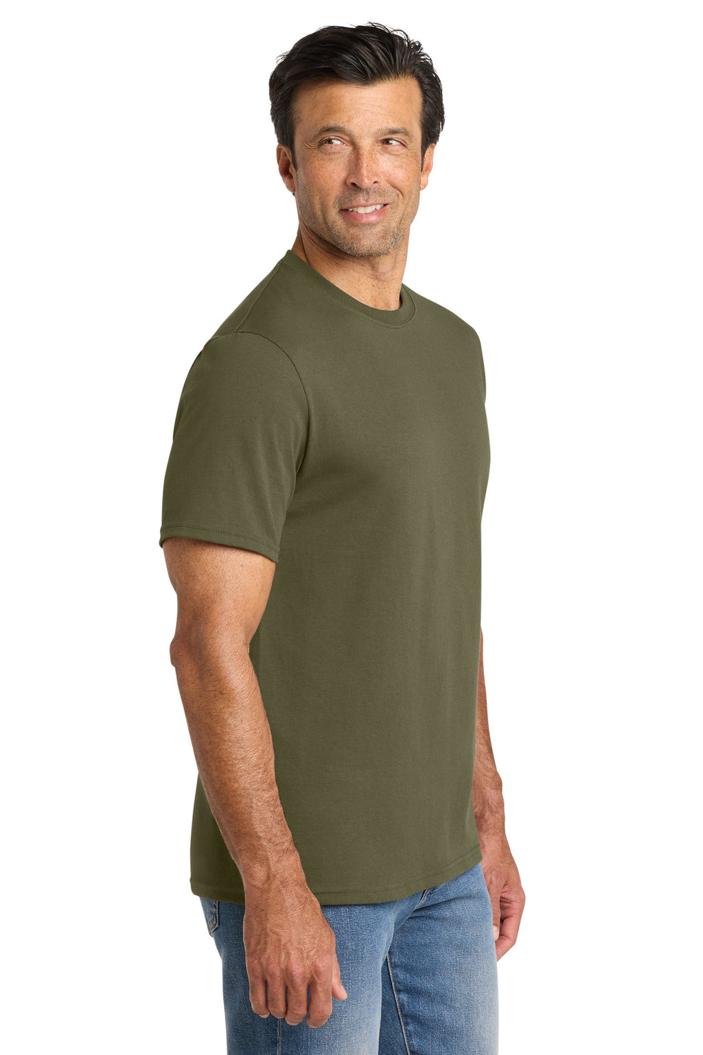 Volunteer Knitwear All-American Tee VL100 - Olive Drab Green - side