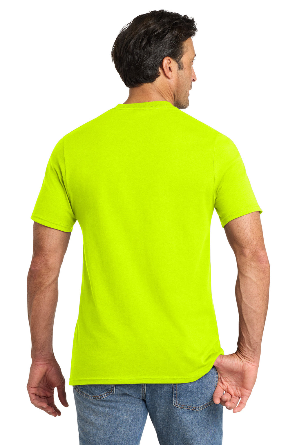 Volunteer Knitwear All-American Tee VL100 - Safety Green - back