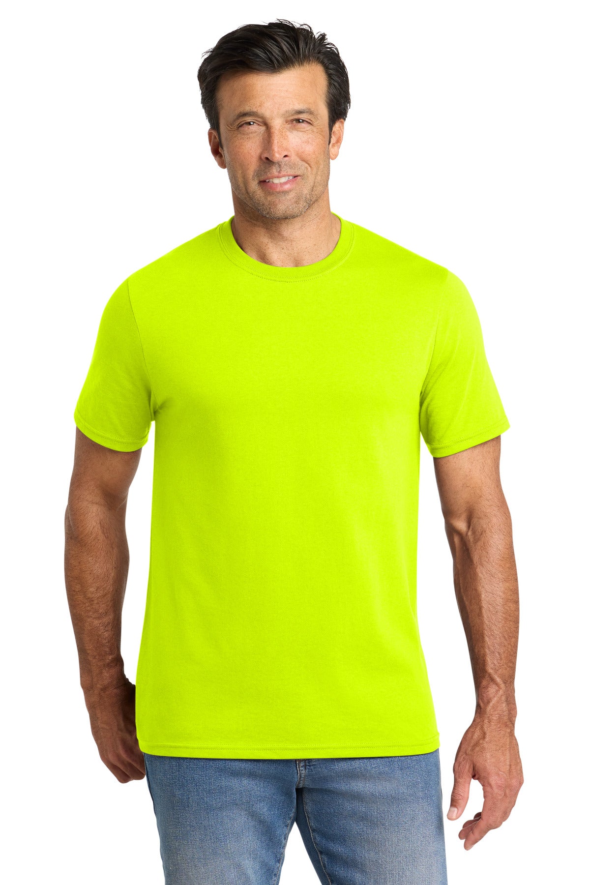 Volunteer Knitwear All-American Tee VL100 - Safety Green - front