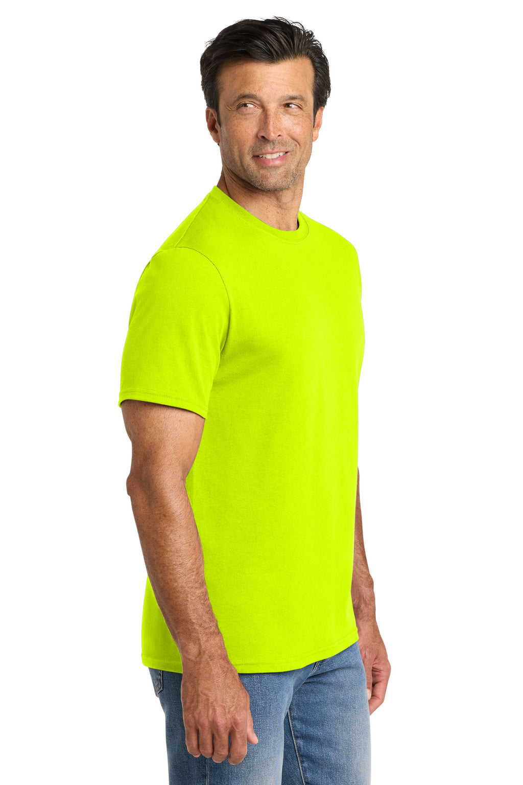 Volunteer Knitwear All-American Tee VL100 - Safety Green - side