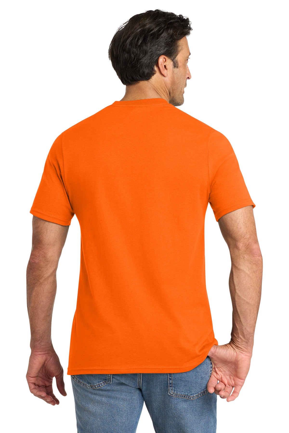 Volunteer Knitwear All-American Tee VL100 - Safety Orange - back