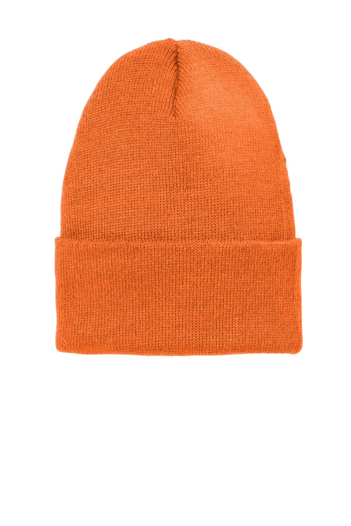 Volunteer Knitwear Chore Beanie VL10 - Neon Orange - front