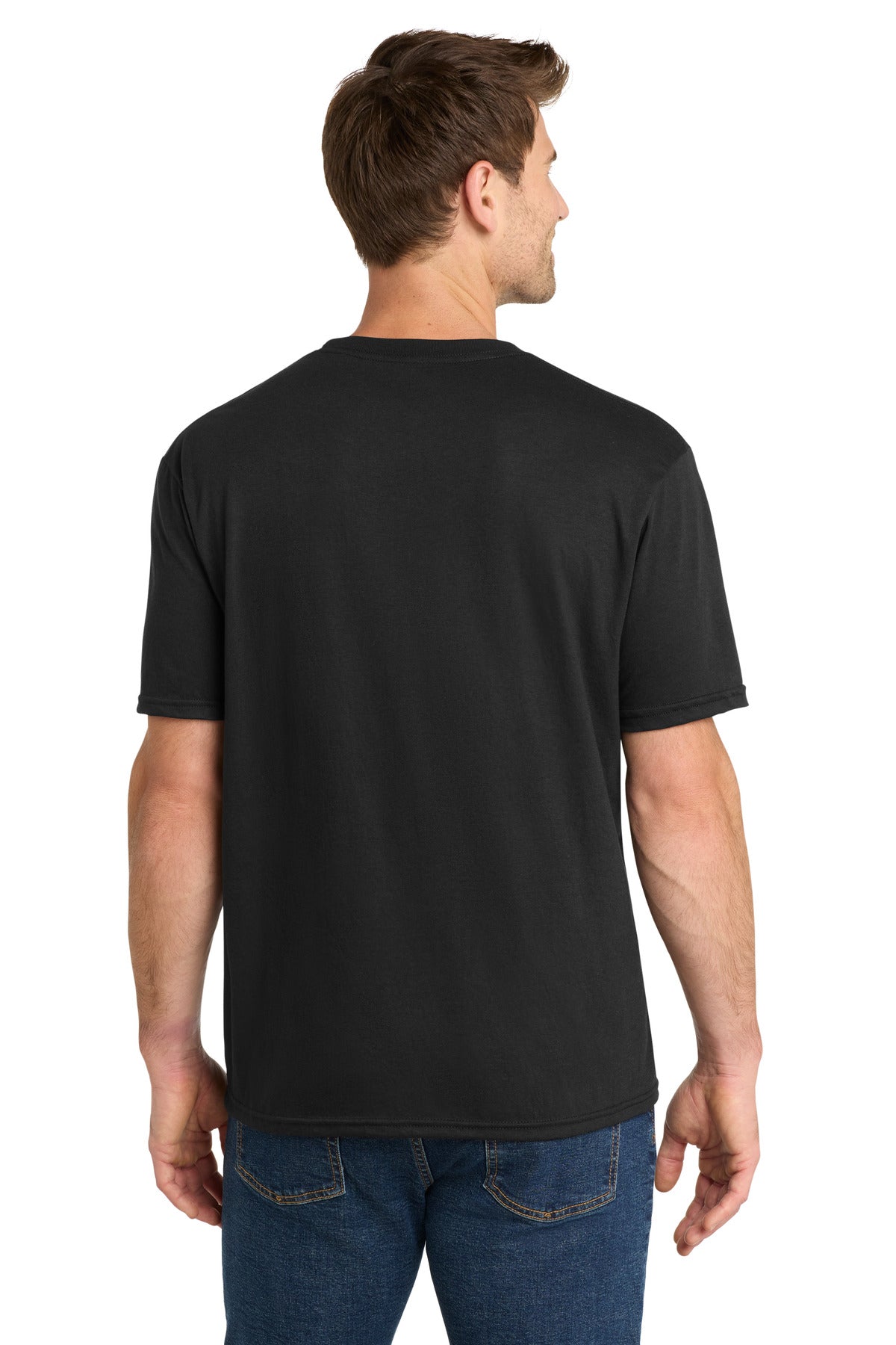 Volunteer Knitwear Tri Tee VL40 - Deep Black Solid - back