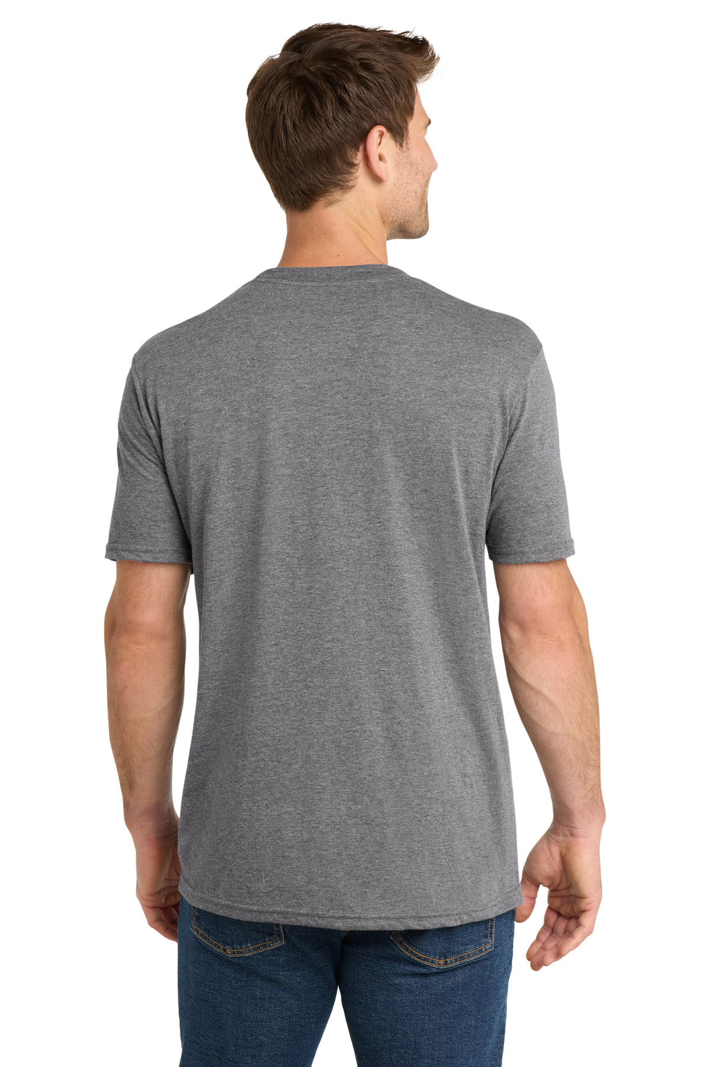 Volunteer Knitwear Tri Tee VL40 - Grey Heather - back
