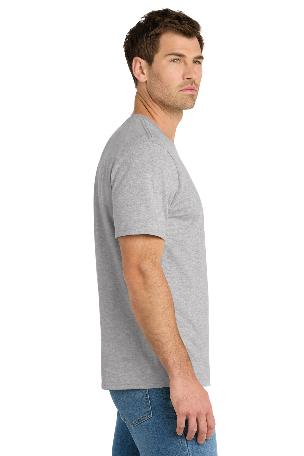 Volunteer Knitwear Daily Tee VL45 - Athletic Heather - side