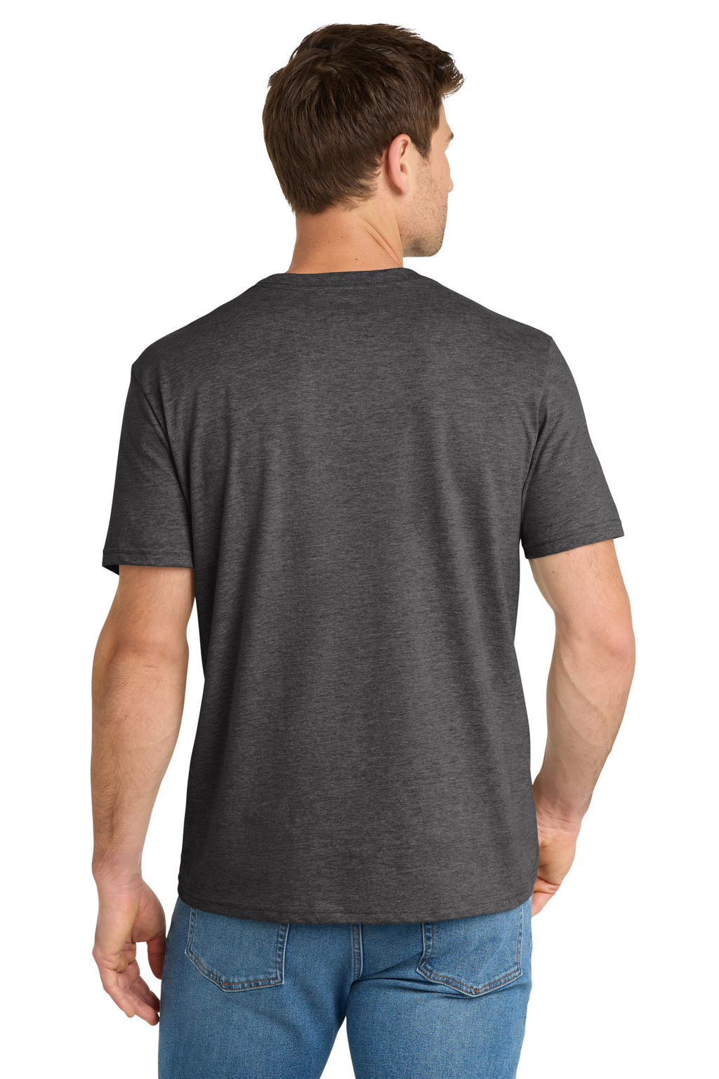 Volunteer Knitwear Daily Tee VL45 - Dark Heather Grey - back