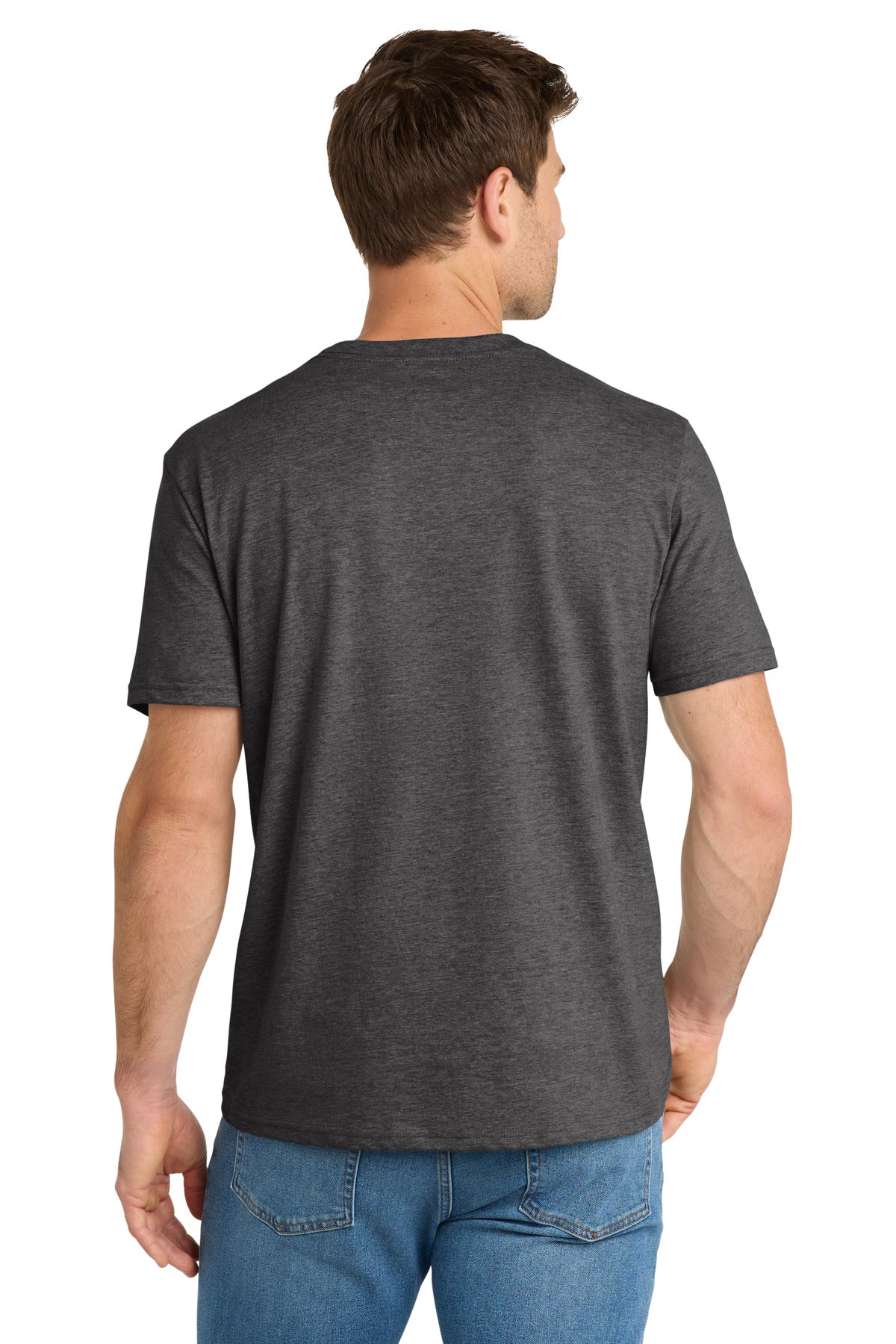 Volunteer Knitwear Daily Tee VL45 - Dark Heather Grey - back