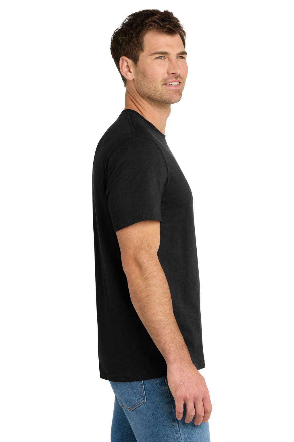 Volunteer Knitwear Daily Tee VL45 - Deep Black - side