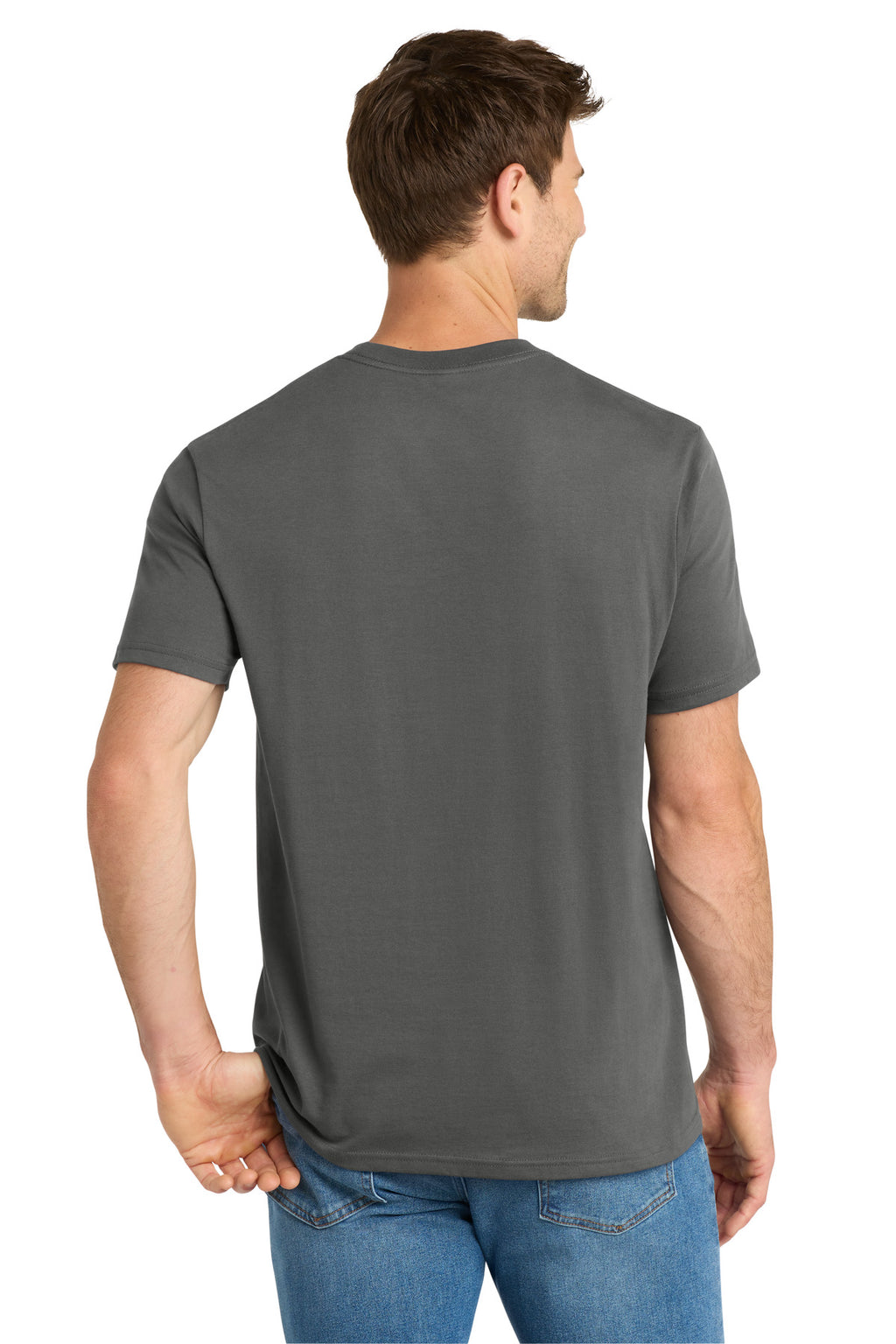 Volunteer Knitwear Daily Tee VL45 - Grey Steel - back