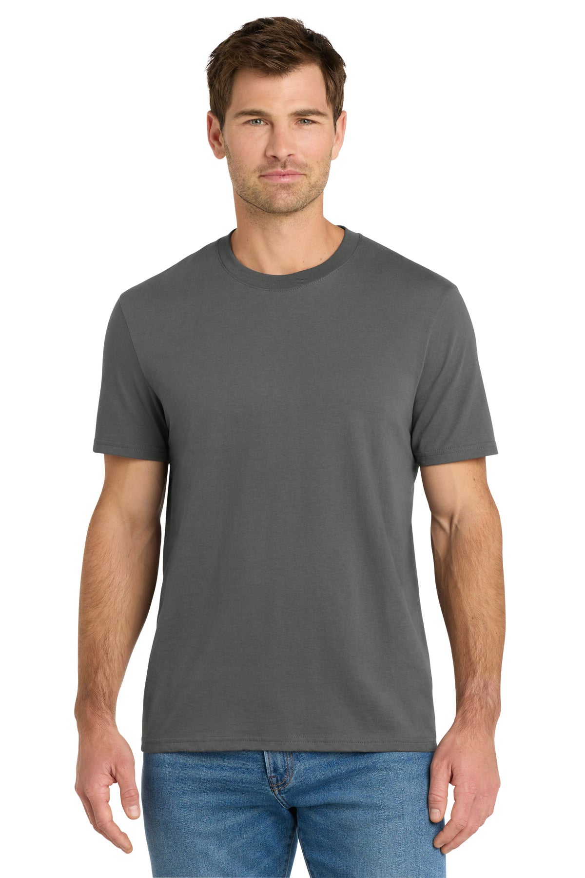 Volunteer Knitwear Daily Tee VL45 - Grey Steel - front