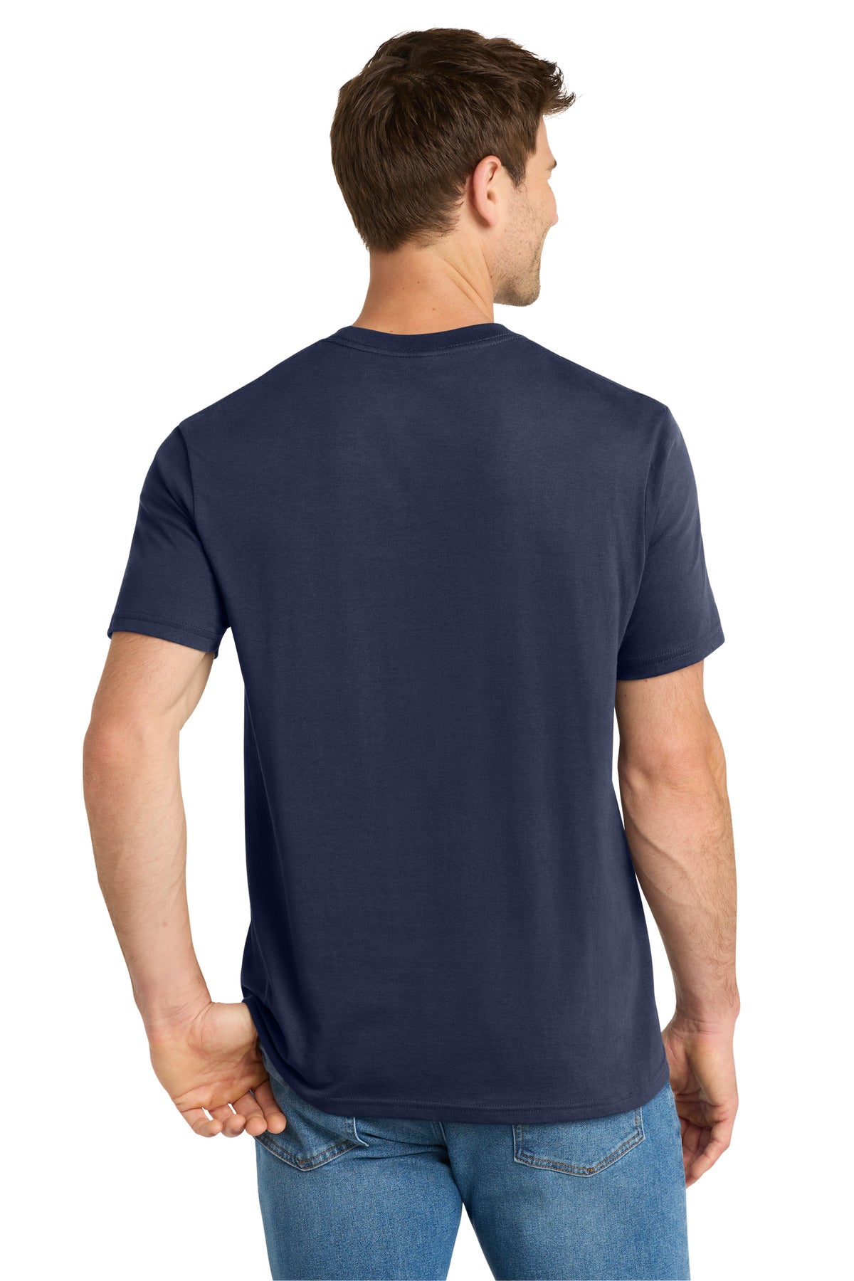 Volunteer Knitwear Daily Tee VL45 - Strong Navy - back