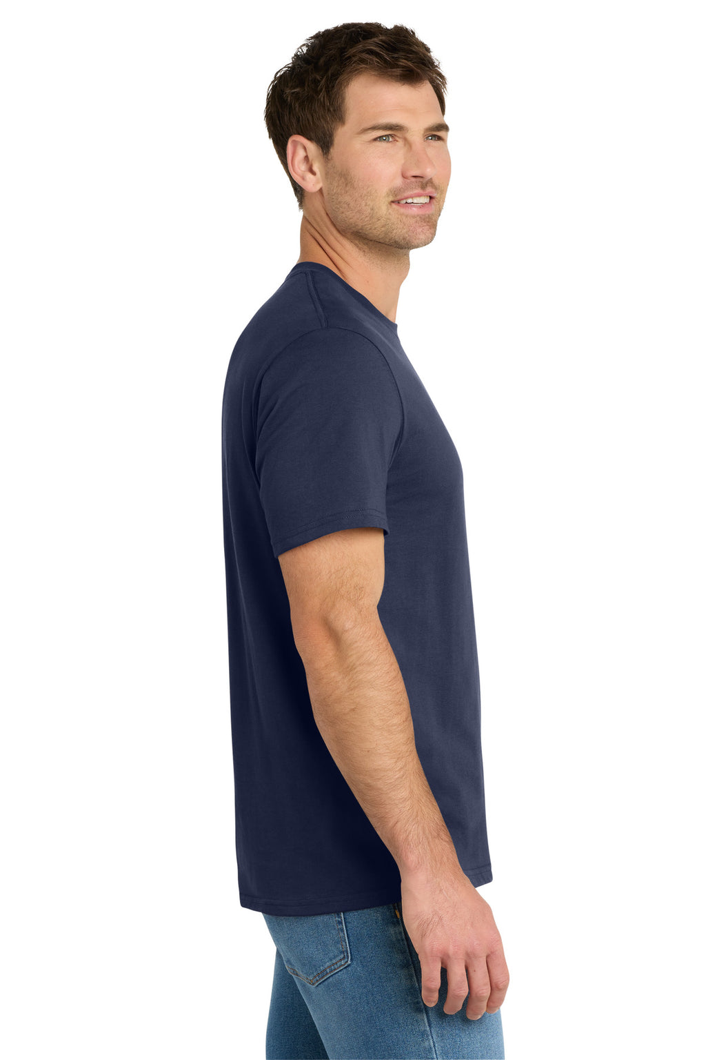 Volunteer Knitwear Daily Tee VL45 - Strong Navy - side