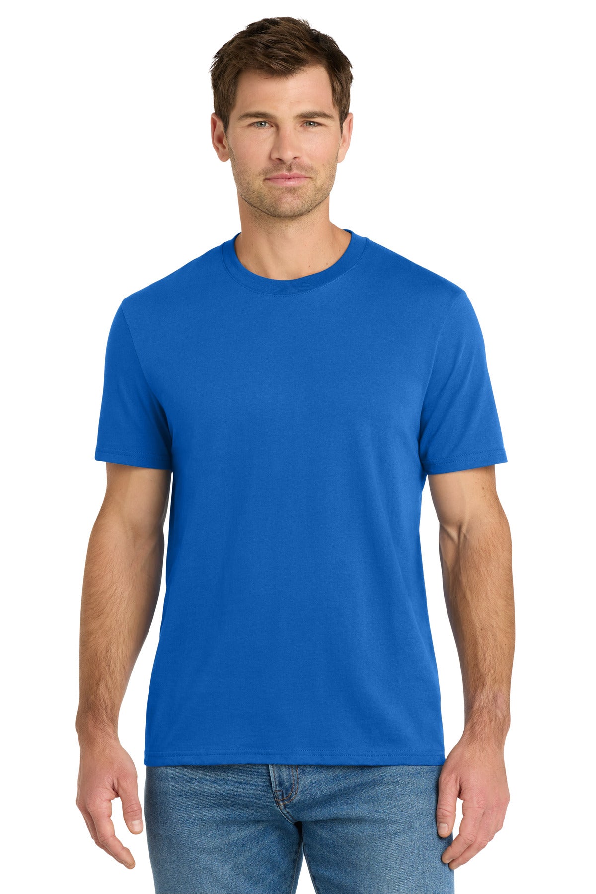 Volunteer Knitwear Daily Tee VL45 - True Royal - front