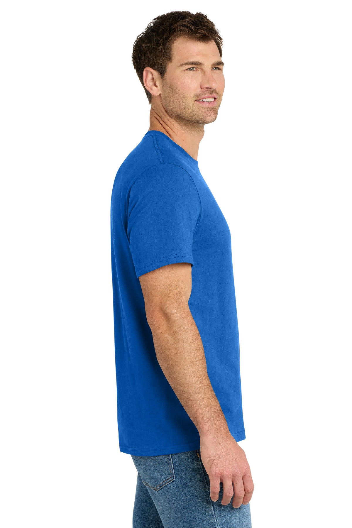 Volunteer Knitwear Daily Tee VL45 - True Royal - side