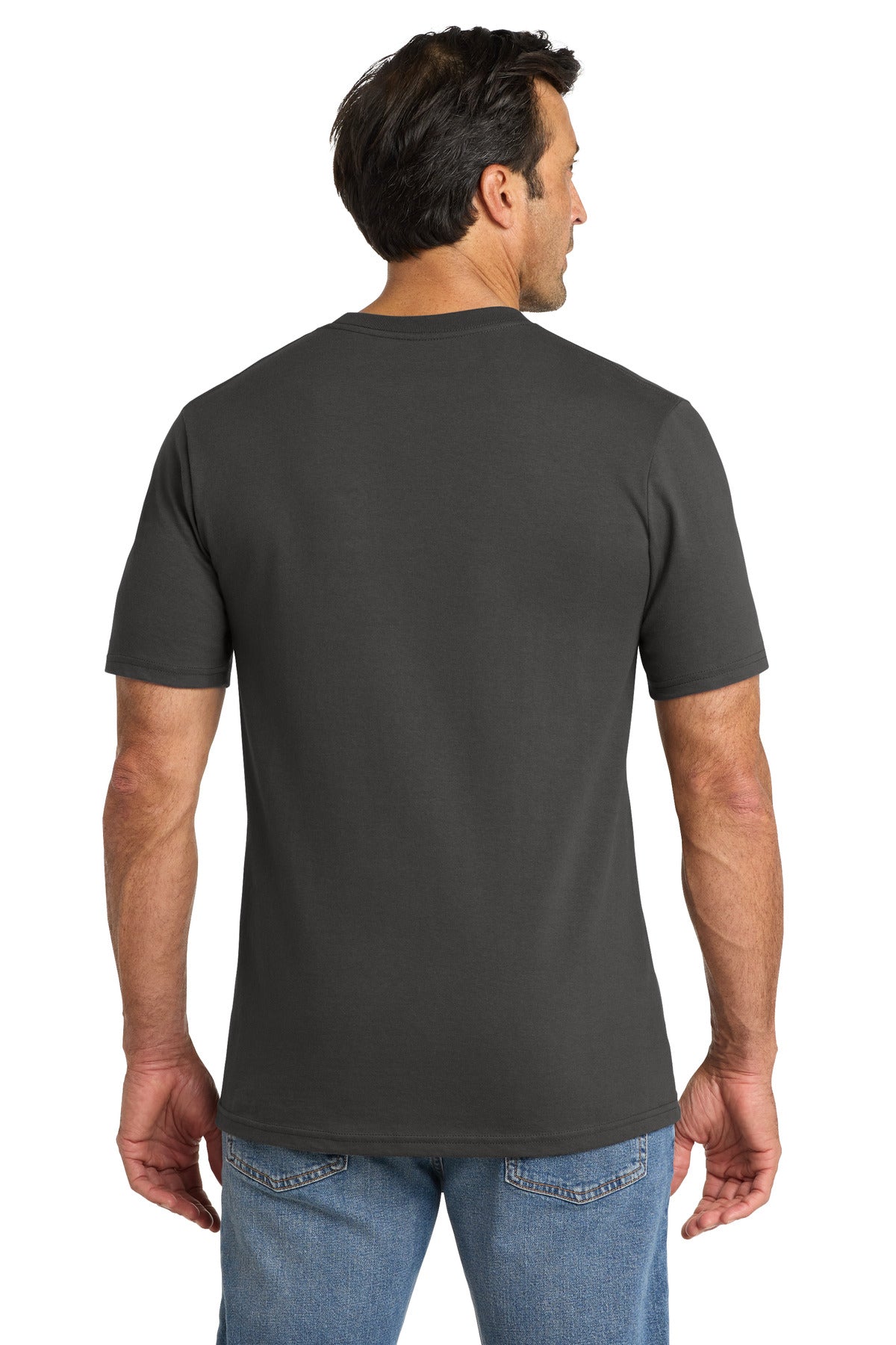 Volunteer Knitwear Chore Tee VL60 - Grey Steel - back
