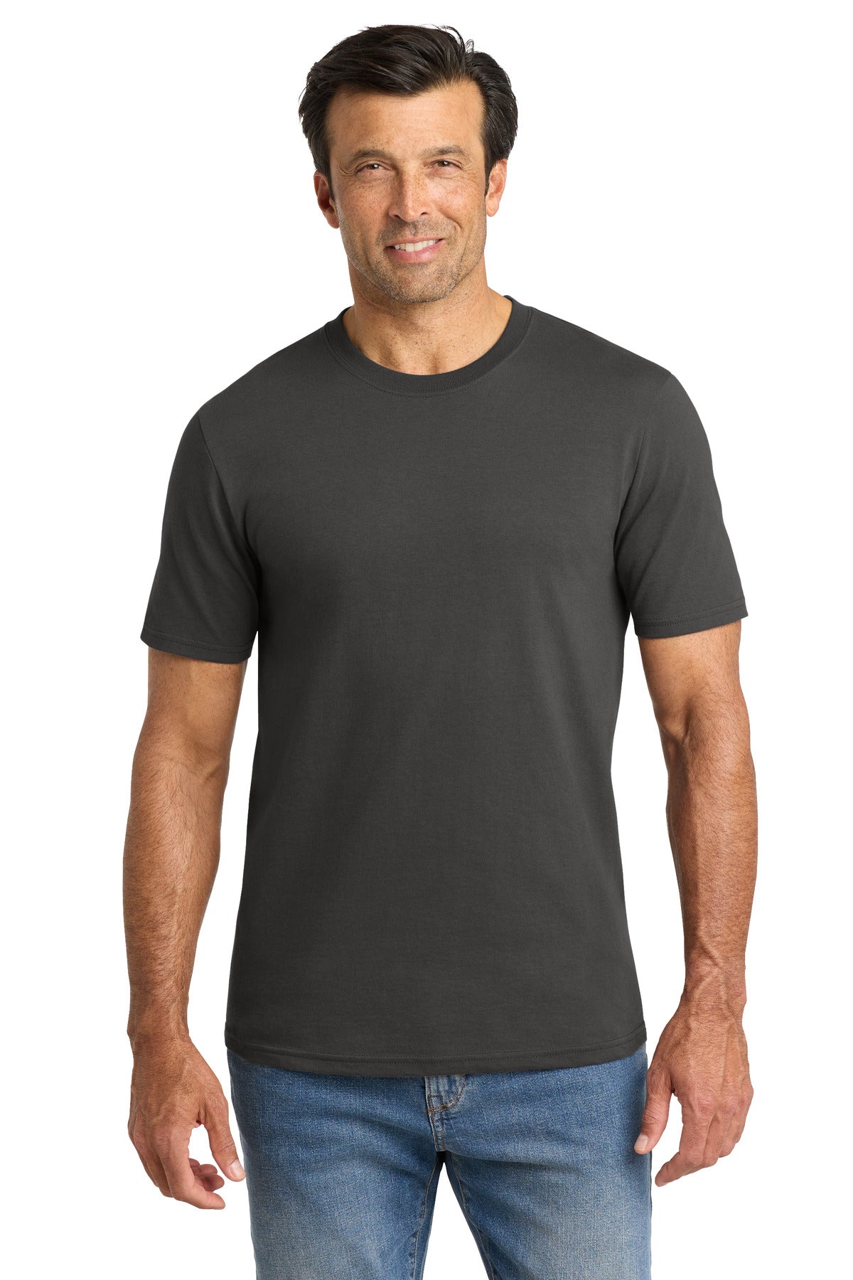 Volunteer Knitwear Chore Tee VL60 - Grey Steel - front