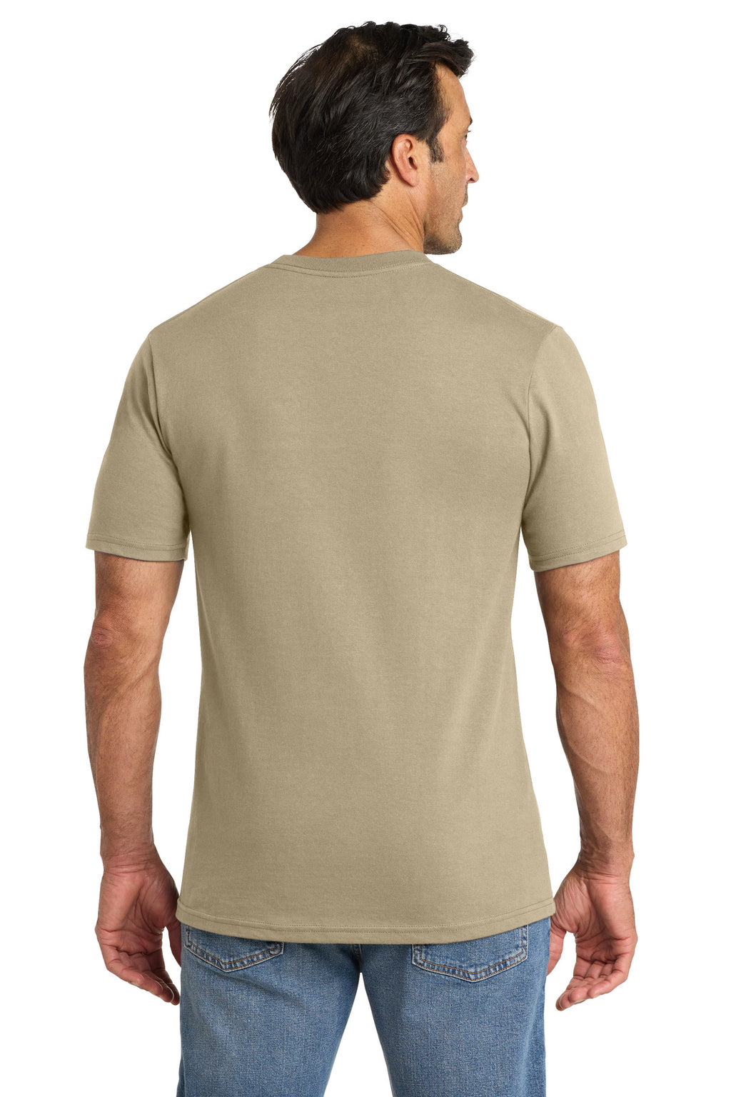 Volunteer Knitwear Chore Tee VL60 - Sand Dune - back