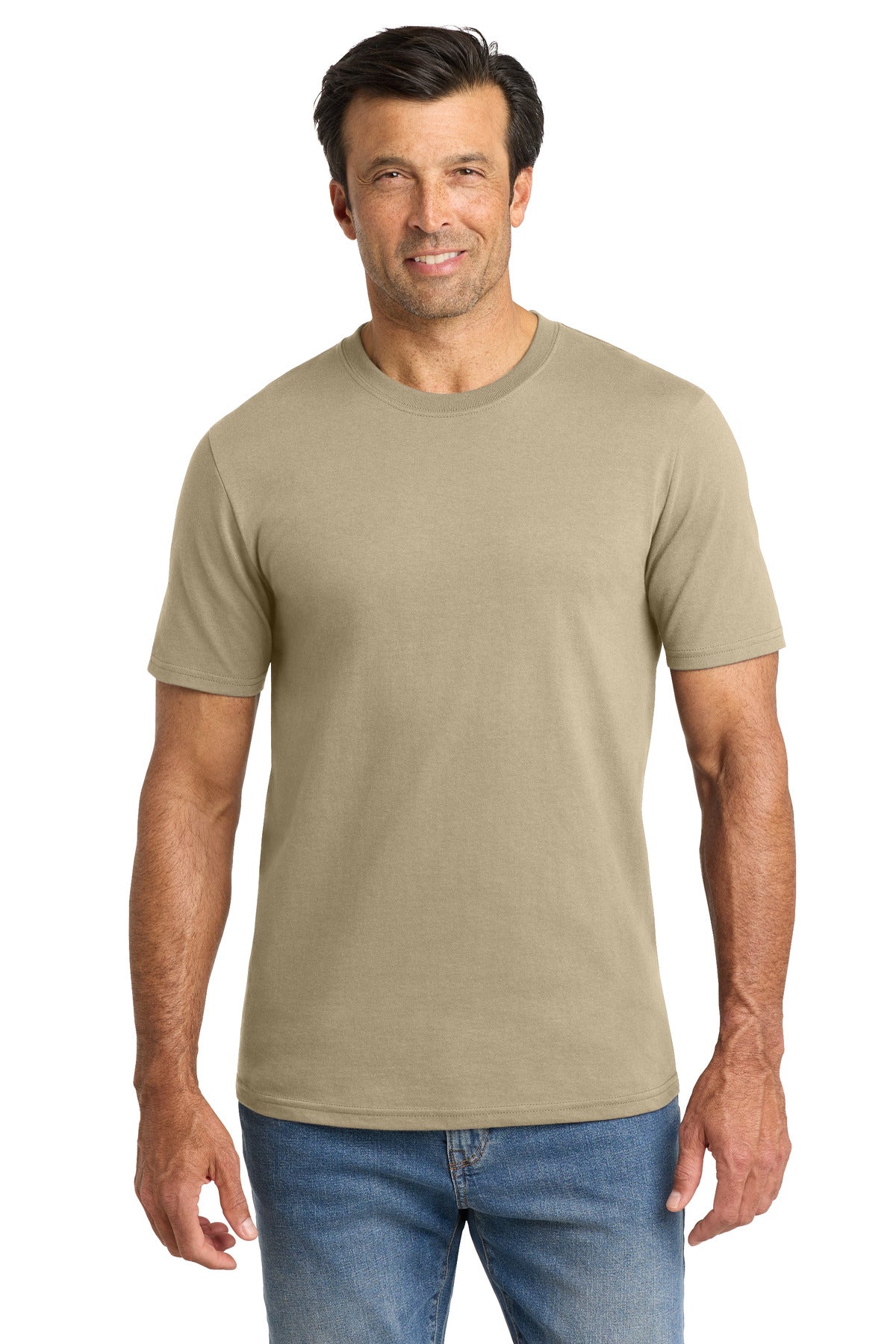 Volunteer Knitwear Chore Tee VL60 - Sand Dune - front