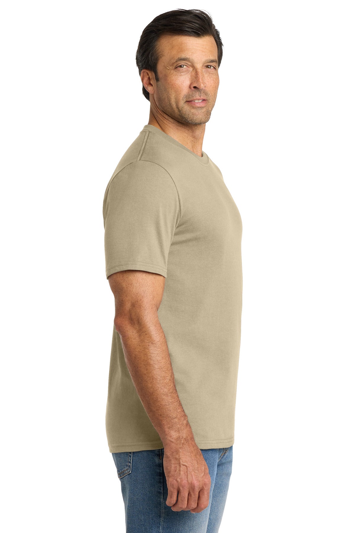 Volunteer Knitwear Chore Tee VL60 - Sand Dune - side