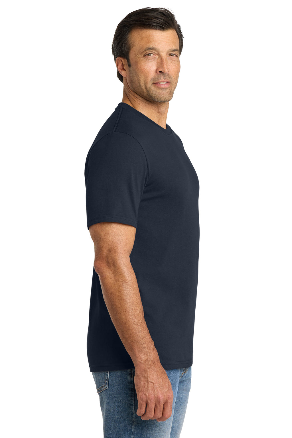 Volunteer Knitwear Chore Tee VL60 - Strong Navy - side