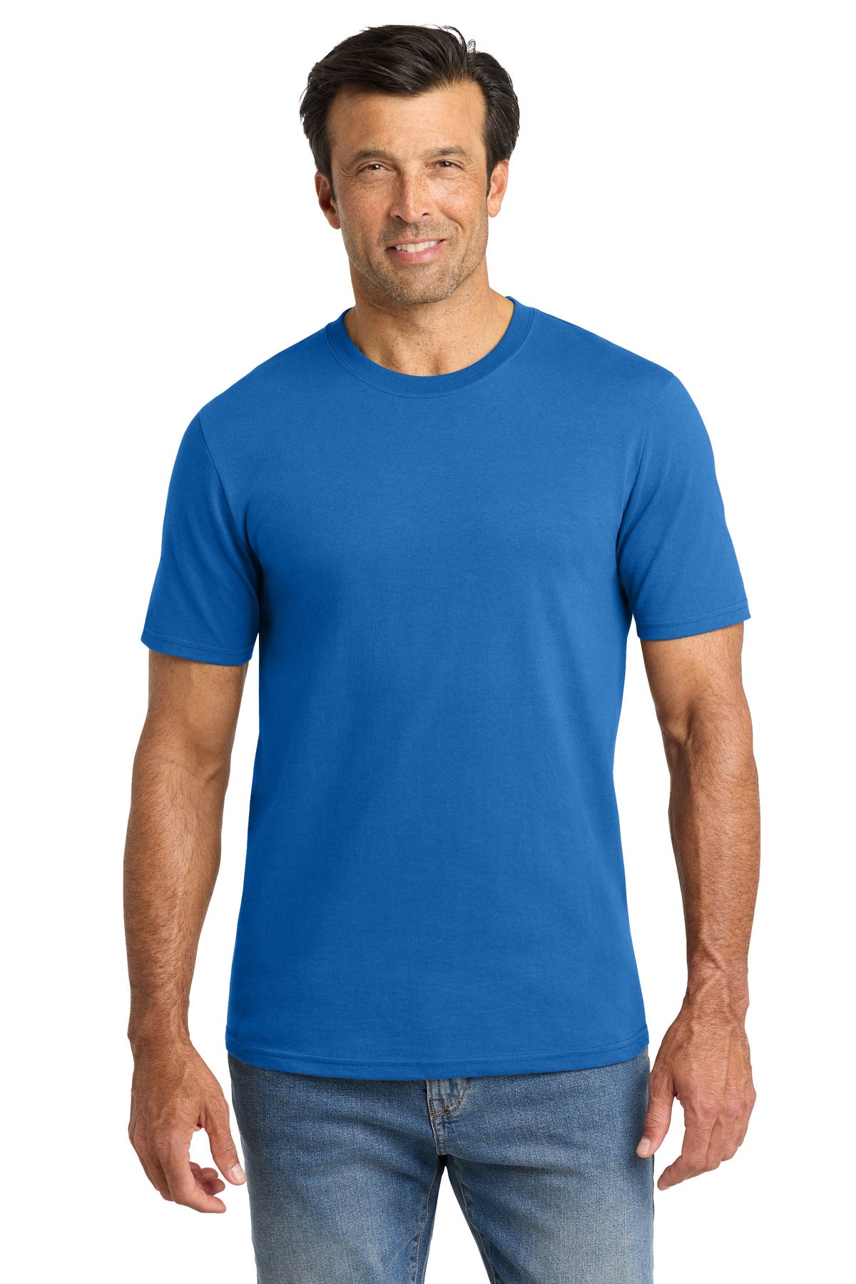 Volunteer Knitwear Chore Tee VL60 - True Royal - front