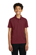 Port Authority Youth Dry Zone UV Micro-Mesh Polo Y110 - Burgundy - front