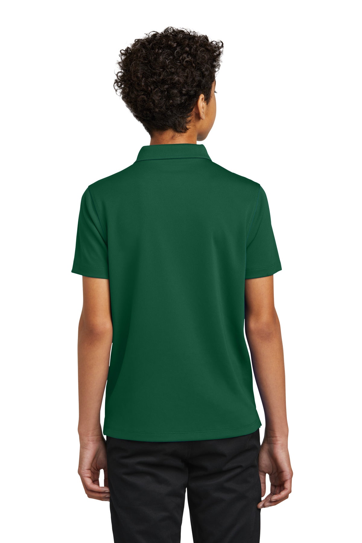 Port Authority Youth Dry Zone UV Micro-Mesh Polo Y110 - Deep Forest Green - back