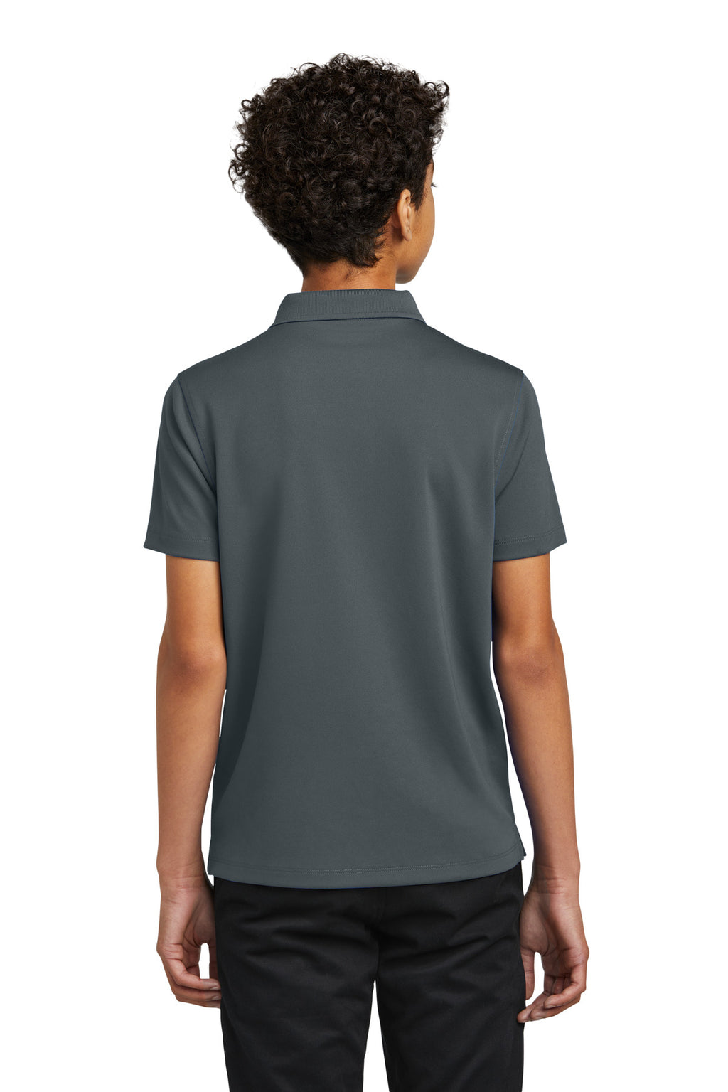 Port Authority Youth Dry Zone UV Micro-Mesh Polo Y110 - Graphite - back