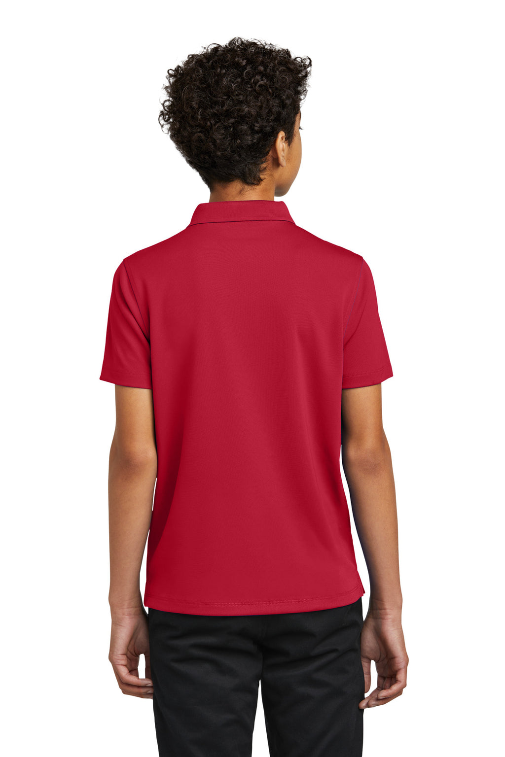 Port Authority Youth Dry Zone UV Micro-Mesh Polo Y110 - Rich Red - back