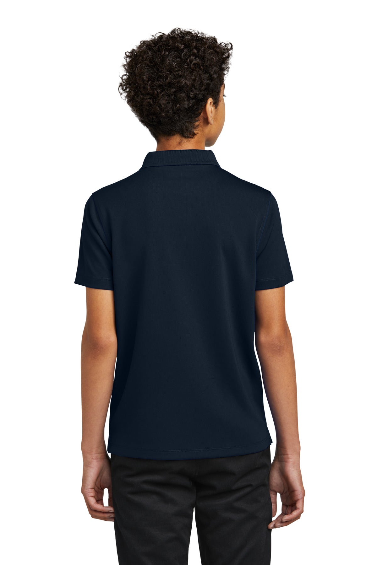 Port Authority Youth Dry Zone UV Micro-Mesh Polo Y110 - River Blue Navy - back